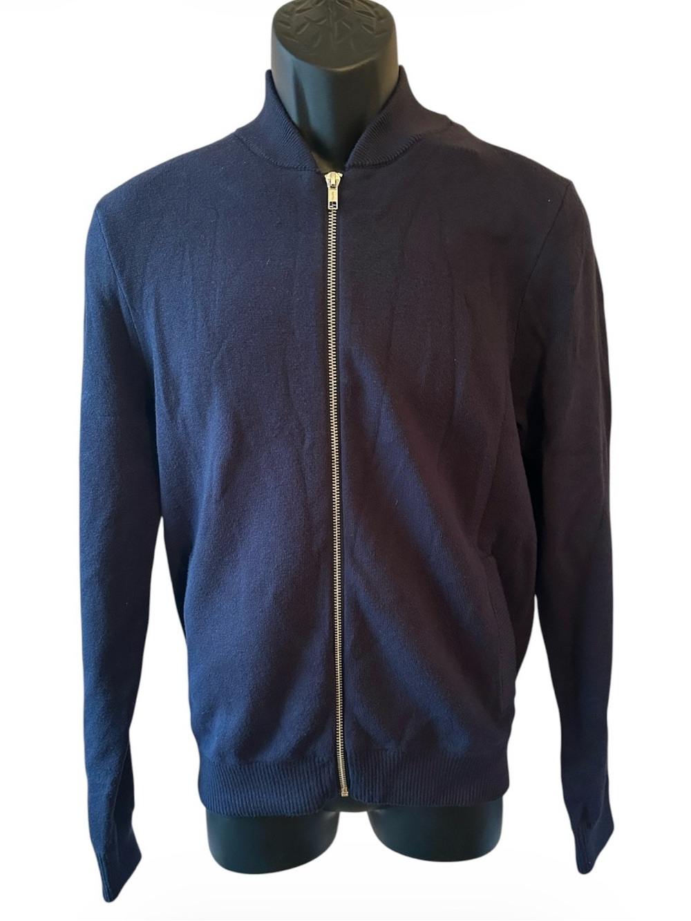 Free Assembly Men Zip Front Sweater Jacket